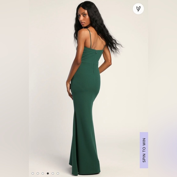 Lulu’s Green Mermaid Maxi Dress - Picture 2 of 5